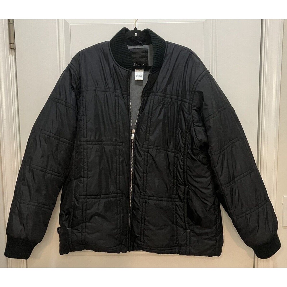 Sean John Black Bomber Jacket Size Large